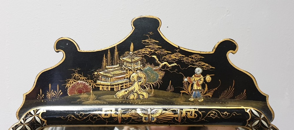 Good Chinoiserie  Cheval Mirror View III