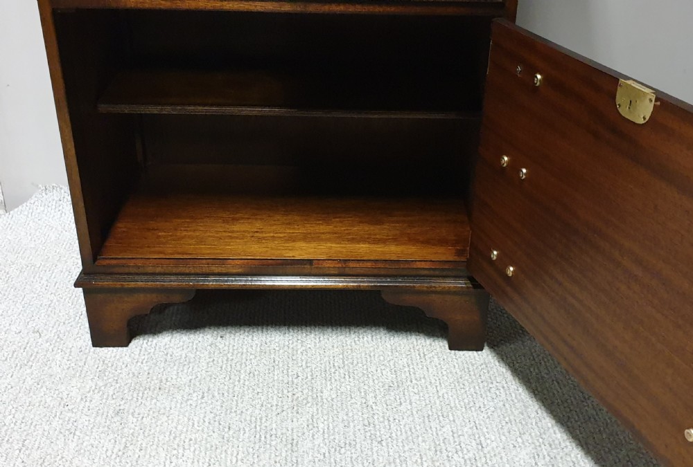Small Proportioned Mahogany Linen Press View XI