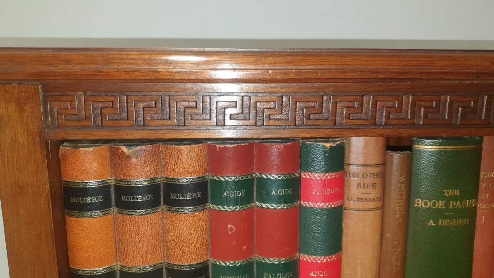 Top Quality Mahogany Open Adjustable Bookcase View II