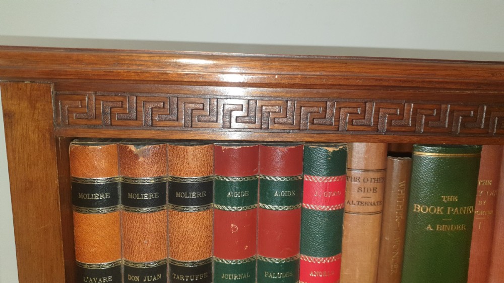 Top Quality Mahogany Open Adjustable Bookcase View V