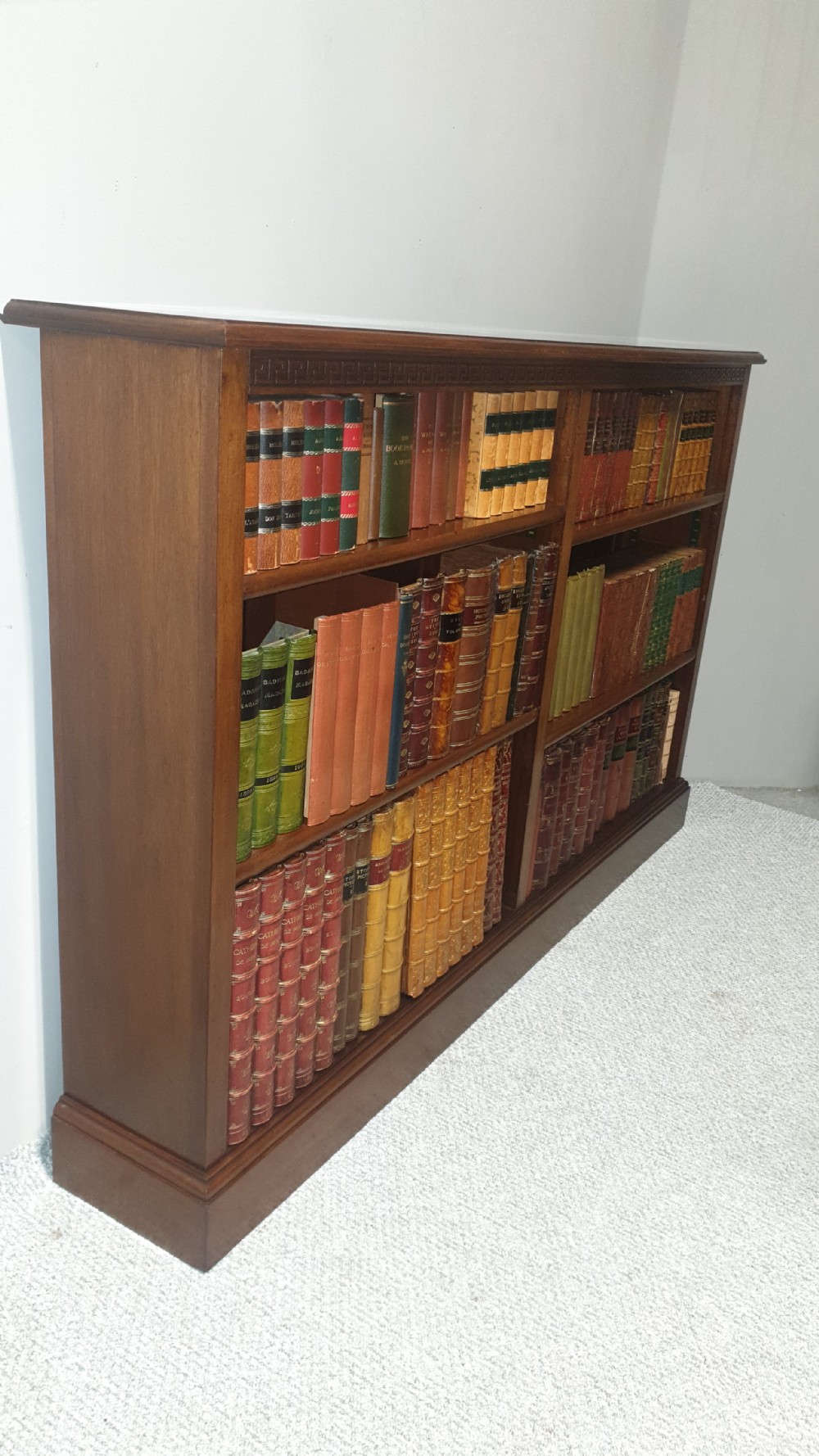 Top Quality Mahogany Open Adjustable Bookcase View VII