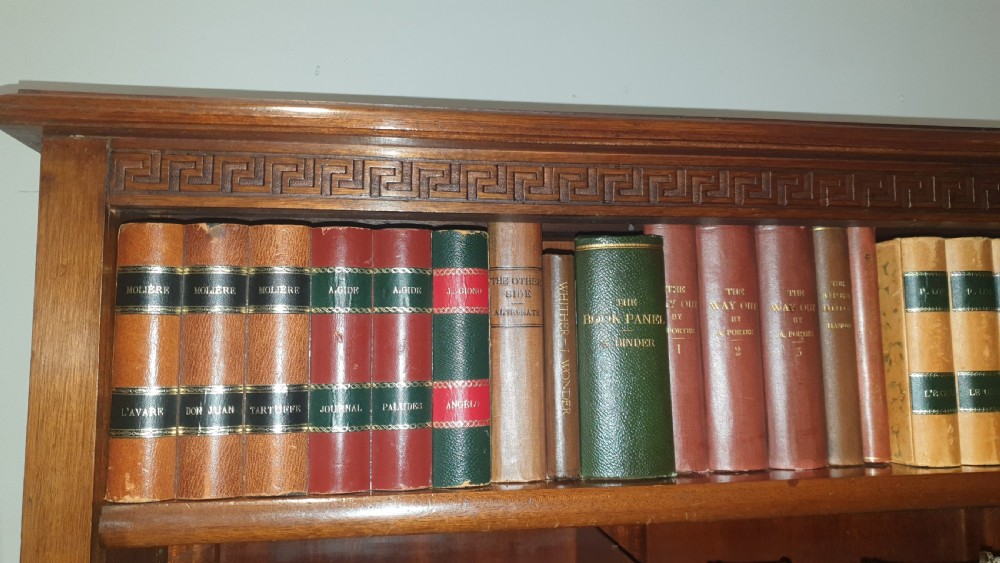 Top Quality Mahogany Open Adjustable Bookcase View VIII