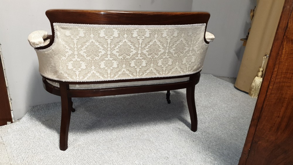 Outstanding  Inlaid Mahogany Window Sofa View VII