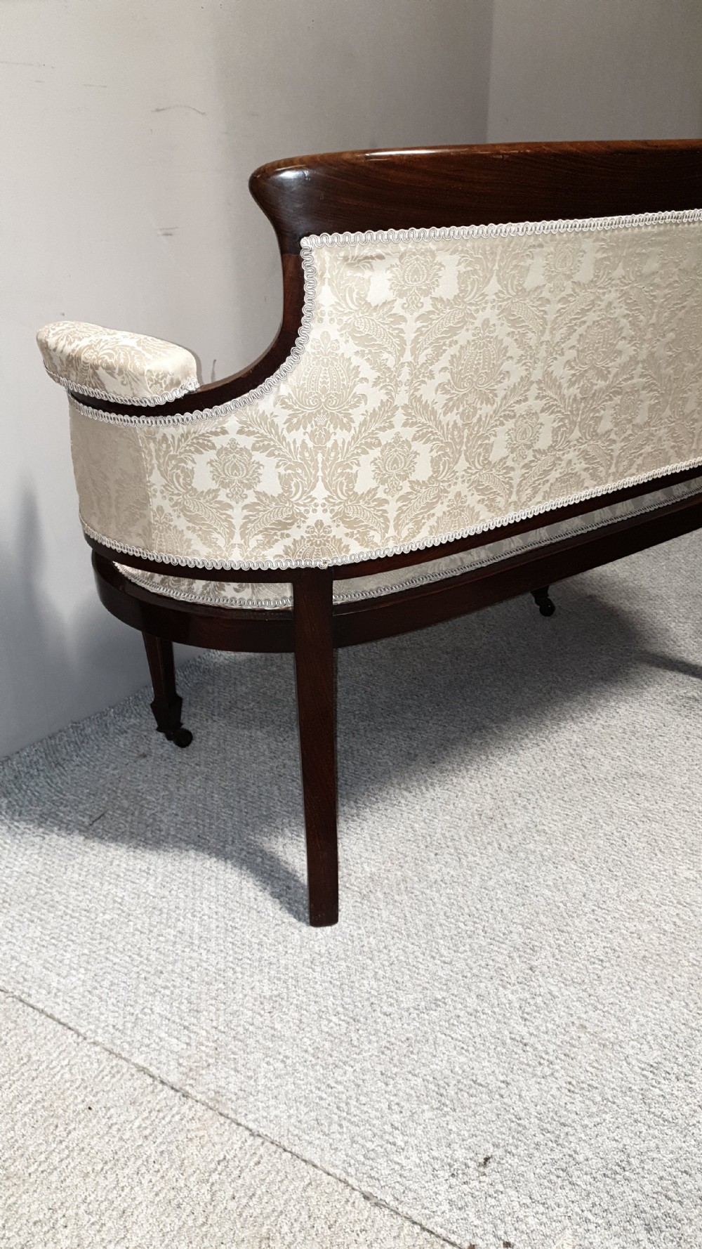 Outstanding  Inlaid Mahogany Window Sofa View VIII