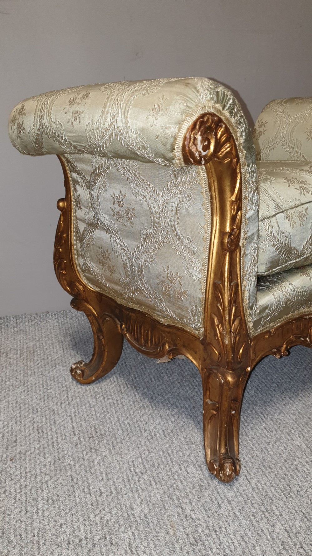 Superb Pair Gilt Stools View VII