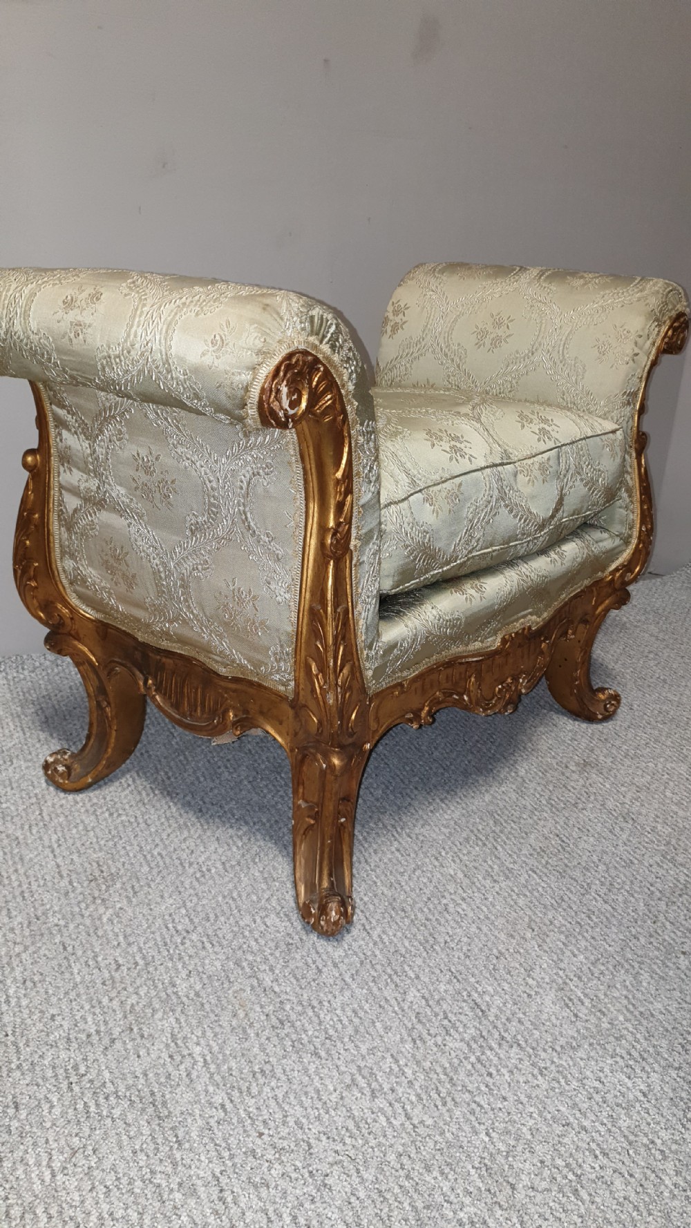 Superb Pair Gilt Stools View VIII