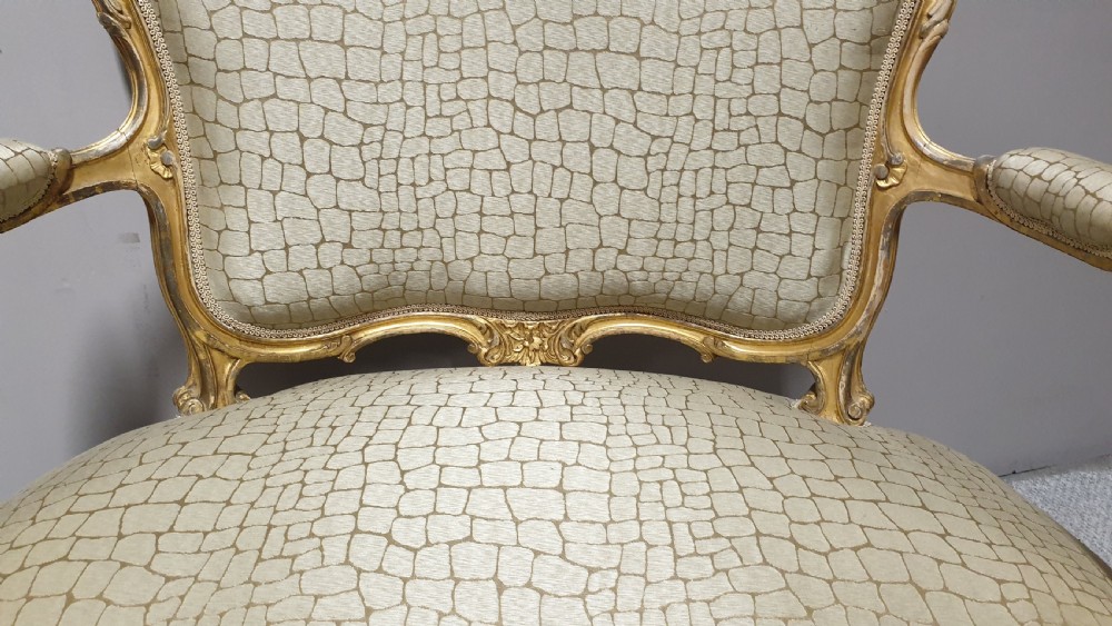 Fabulous French Gilt Two Seater Sofa View IV