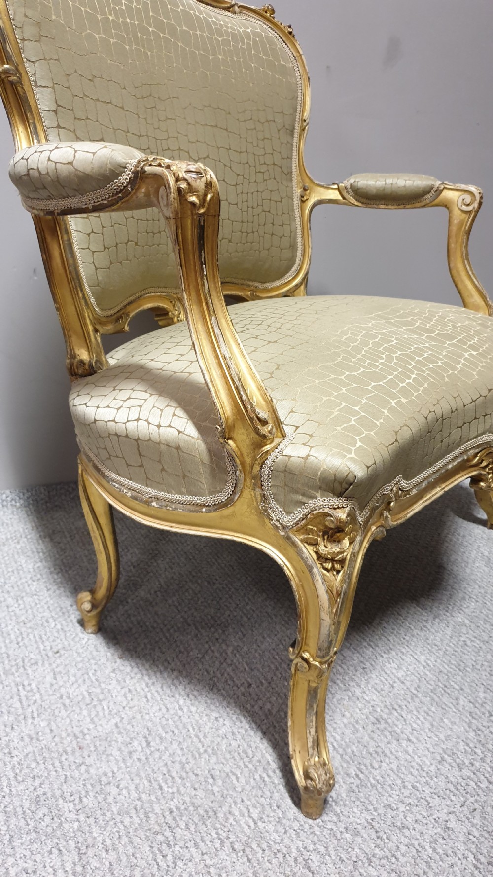 Fabulous French Gilt Two Seater Sofa View VIII