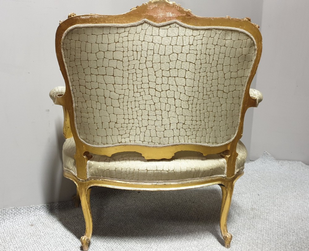 Fabulous French Gilt Two Seater Sofa View X