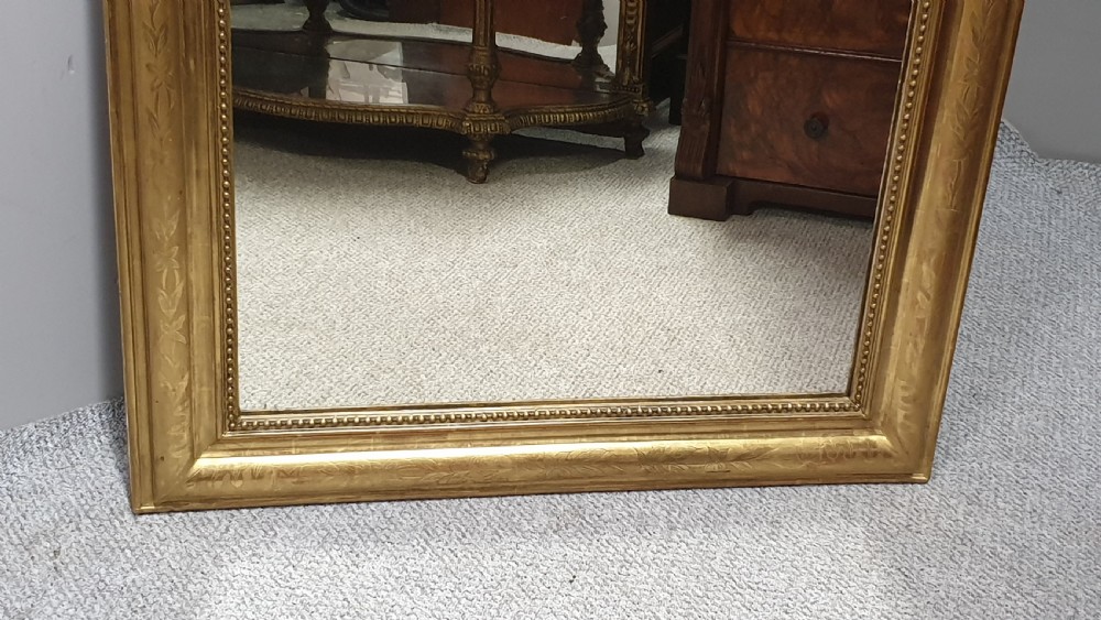 Very Good Louis Philippe Gilt Mirror View III