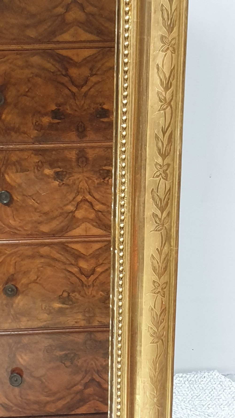 Very Good Louis Philippe Gilt Mirror View IV