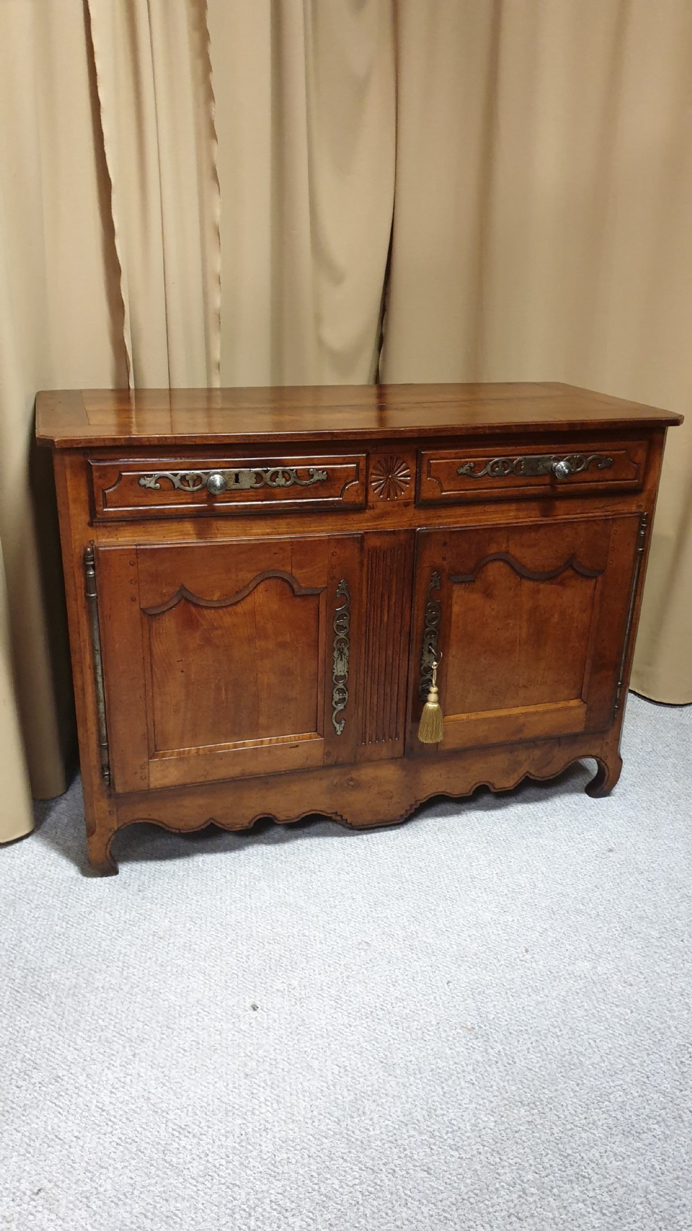 Superb French Cherry Wood Sideboard Buffet