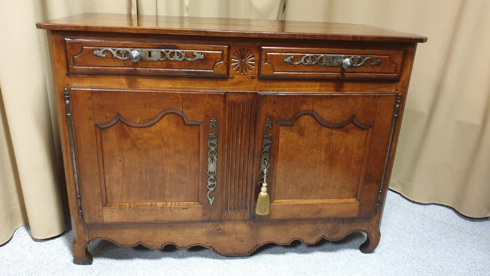 Superb French Cherry Wood Sideboard Buffet View II