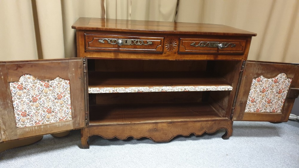 Superb French Cherry Wood Sideboard Buffet View VI