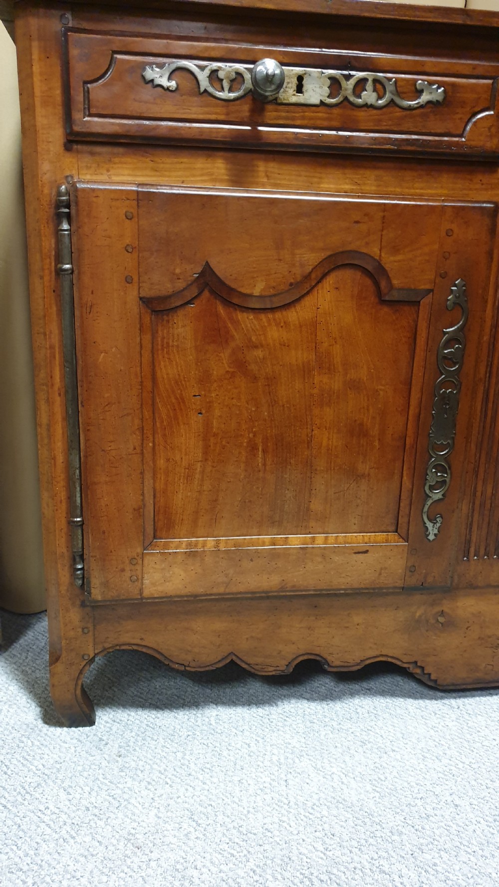 Superb French Cherry Wood Sideboard Buffet View VIII