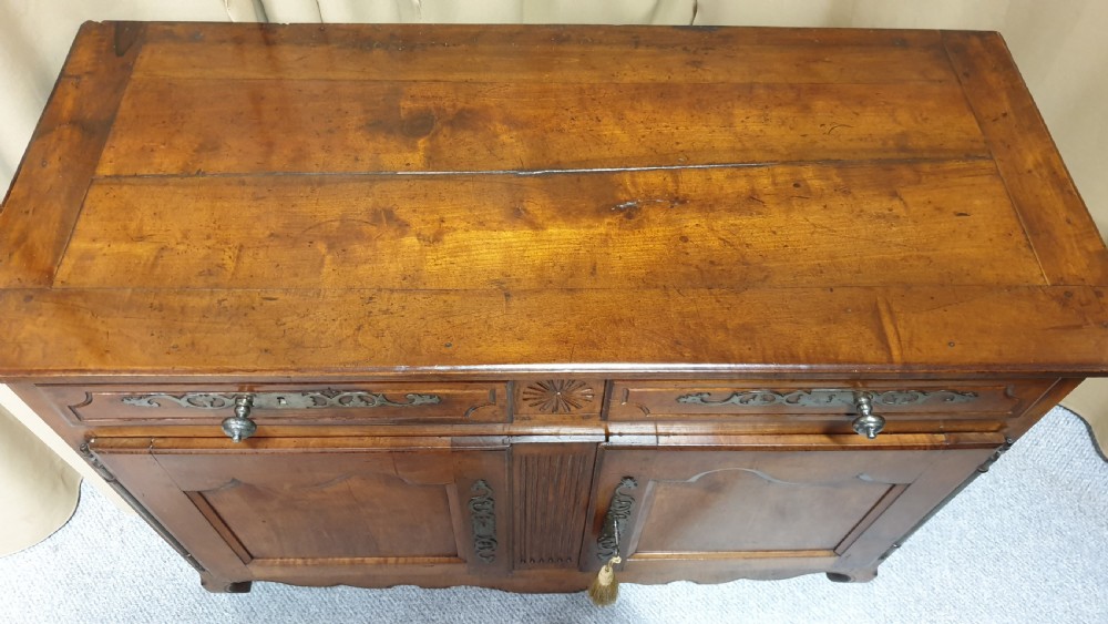 Superb French Cherry Wood Sideboard Buffet View XII