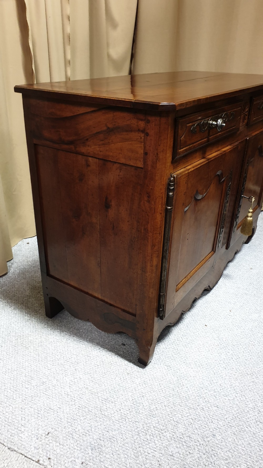 Superb French Cherry Wood Sideboard Buffet View XIII