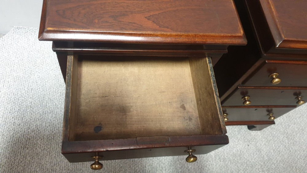 Pair Mahogany Bedside Chests of Drawers View V