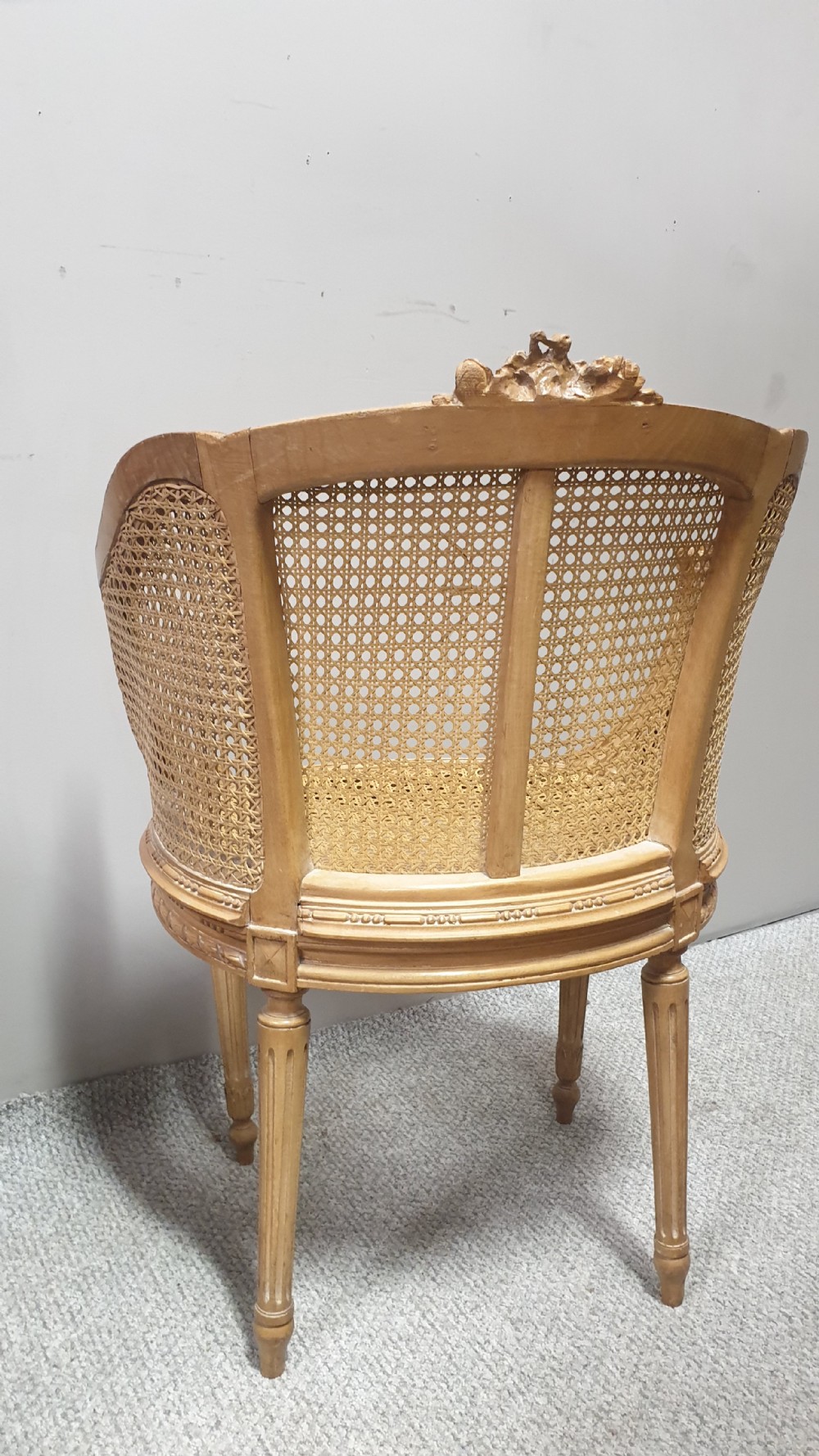 Very Nice French Bergere Tub Chair View VII