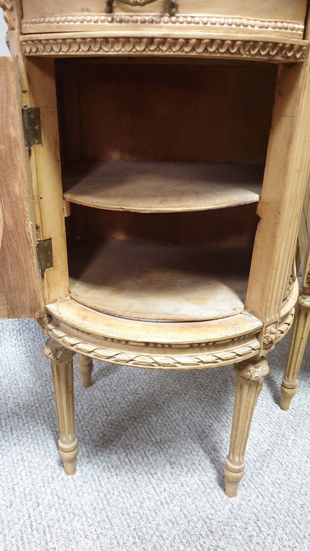 Fabulous French Bergere Bedside Cabinets View IX