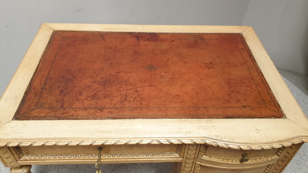 Superb French Original Painted Desk View III