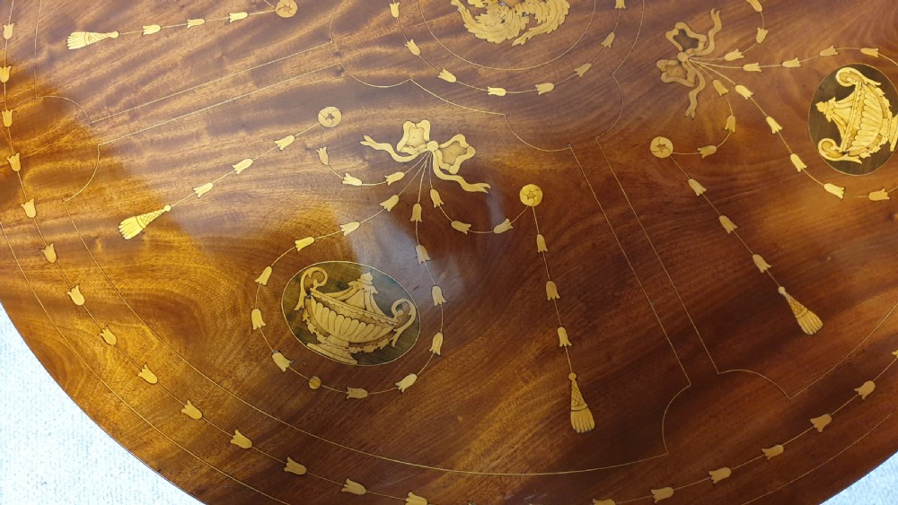 Superb French Marquetry Center Dining Table View V
