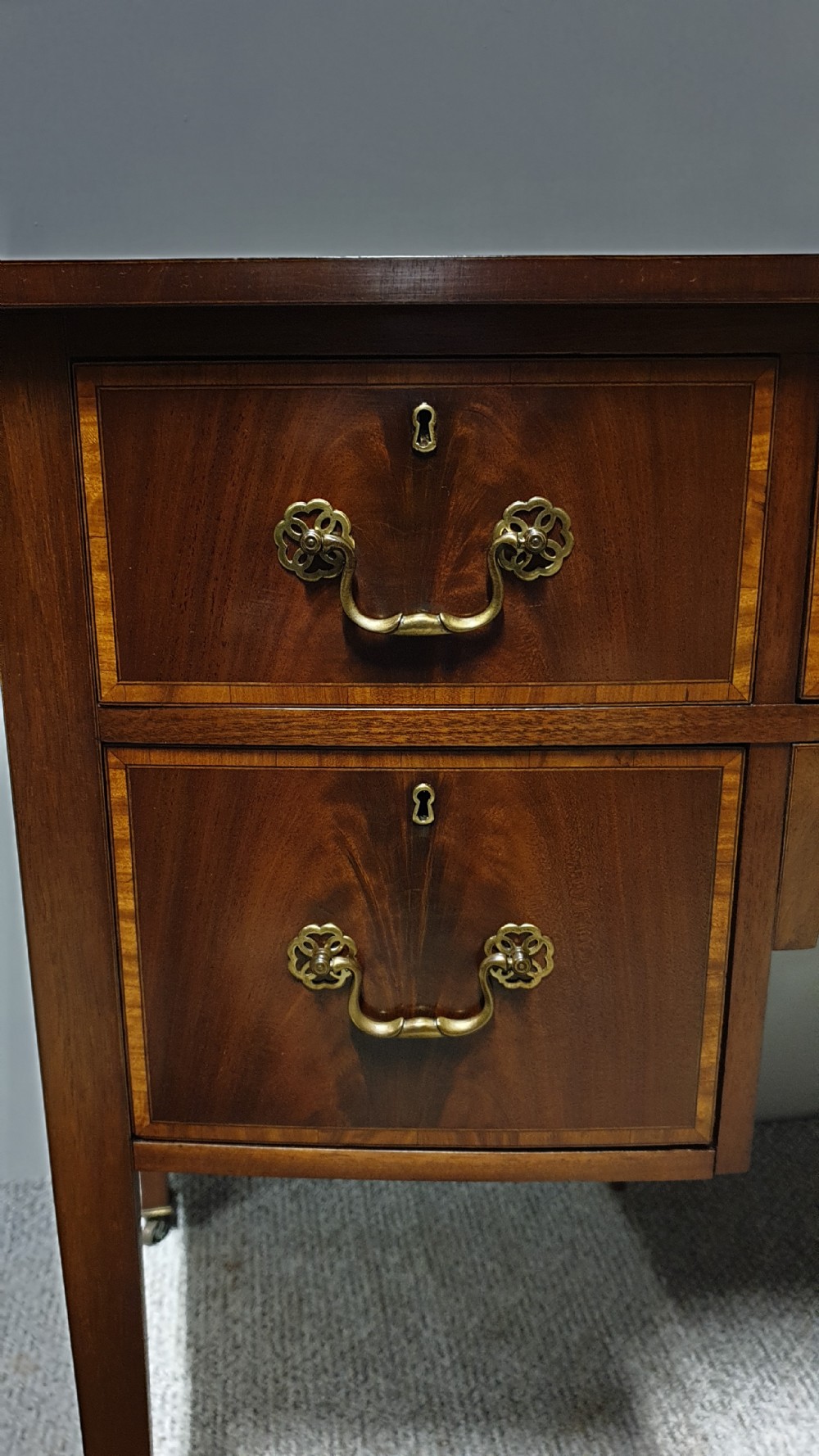 Top Quality Edwardian Bowed Sideboard View VI