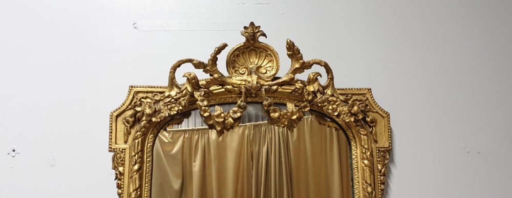 Outstanding C18th English Gilt Console Table and Mirror View XI