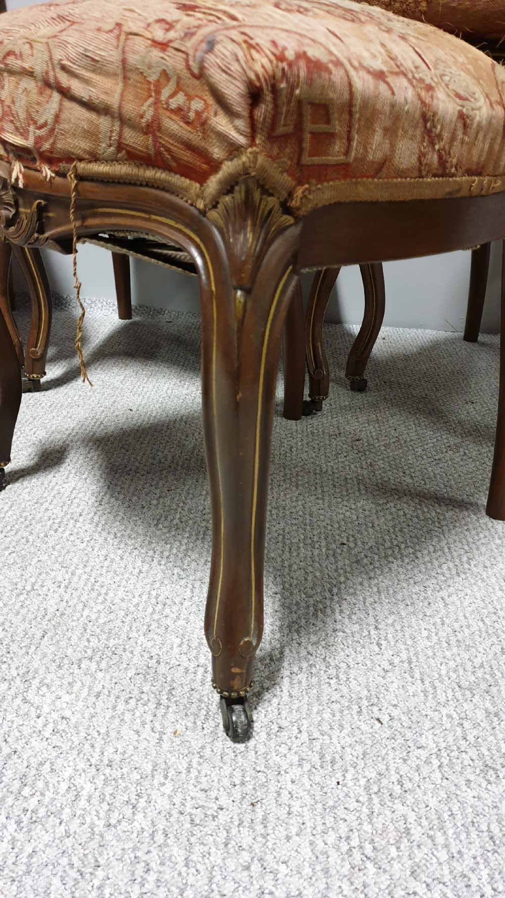 Four French Country House Salon Dining Chairs View V