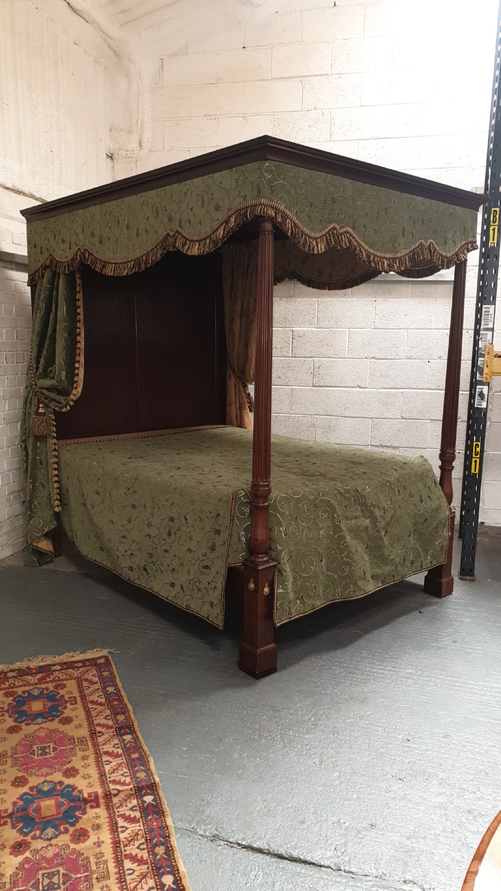 Superb William 4th Mahogany Four Poster King size Bed View II