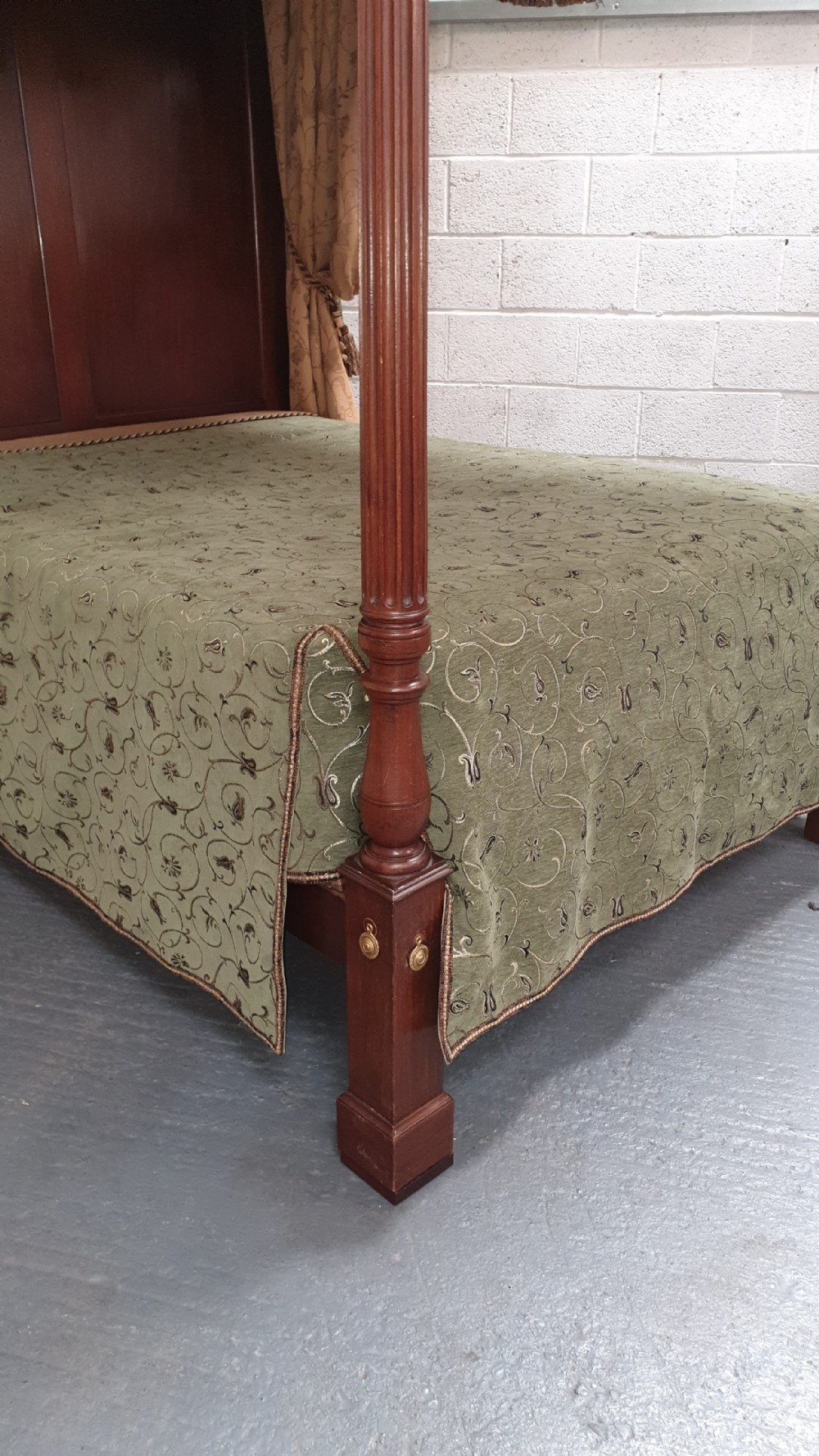 Superb William 4th Mahogany Four Poster King size Bed View IV