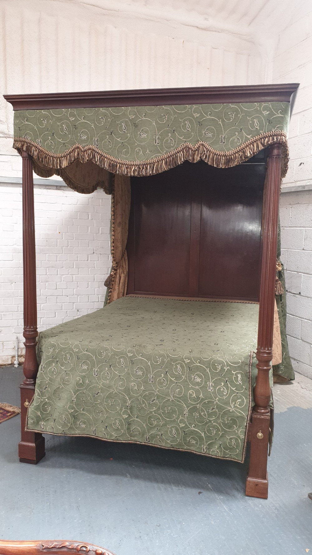 Superb William 4th Mahogany Four Poster King size Bed View V