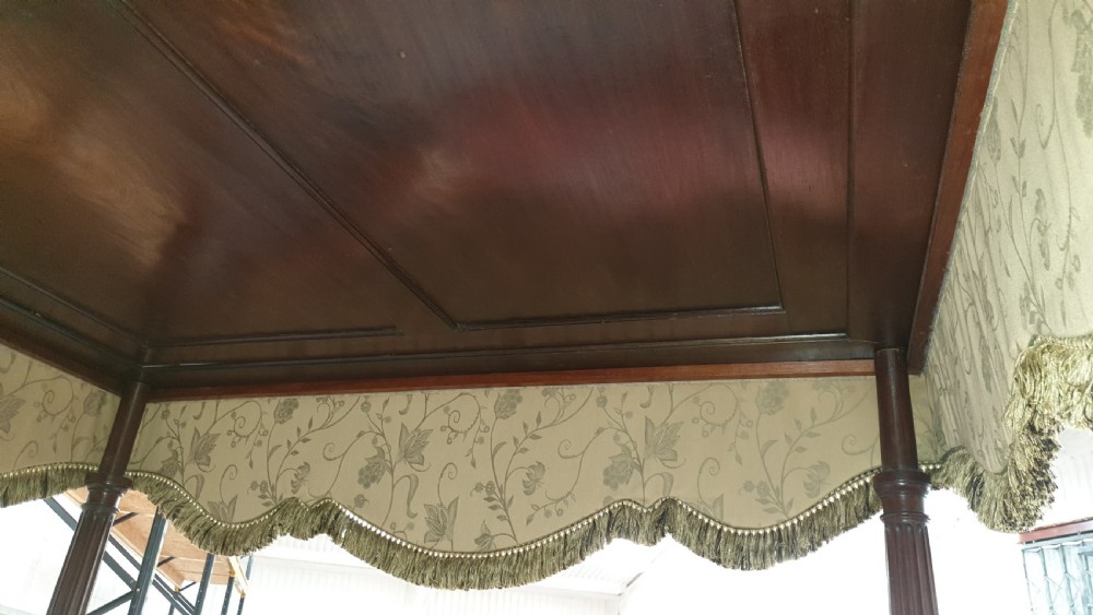 Superb William 4th Mahogany Four Poster King size Bed View IX