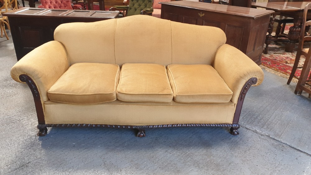 Excellent Mahogany Three Piece Suite View III