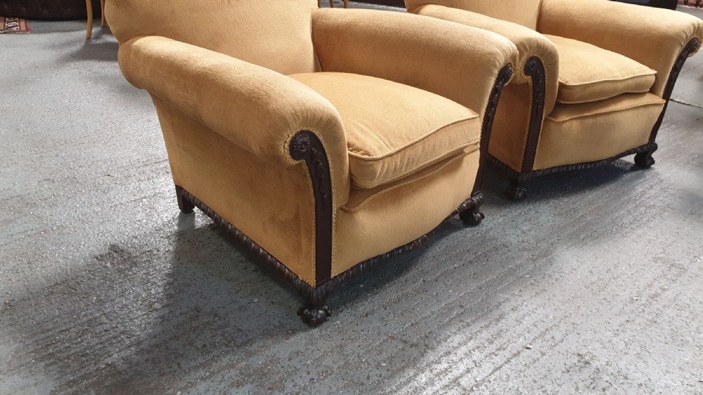 Excellent Mahogany Three Piece Suite View X