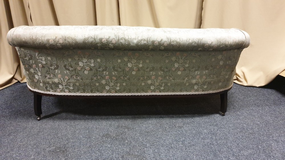 Good Victorian Mahogany Chesterfield Sofa View V