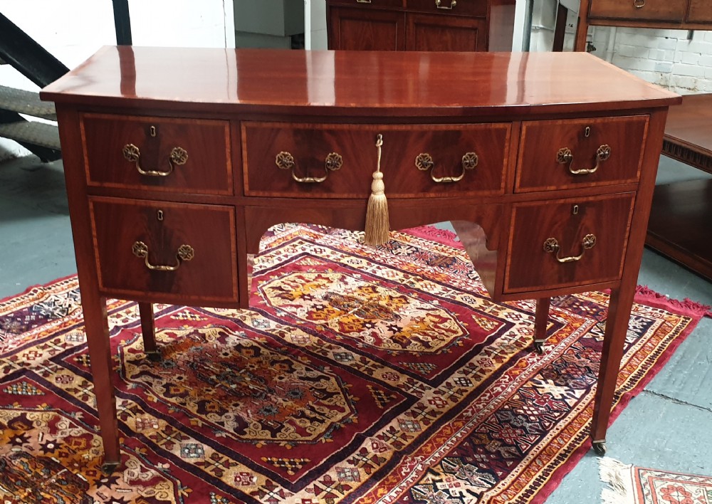 Top Quality Edwardian Bowed Sideboard