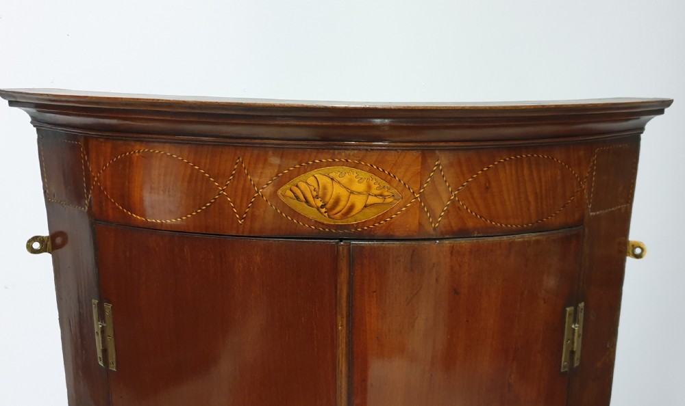 Lovely Georgian Hanging Corner Cabinet View VIII
