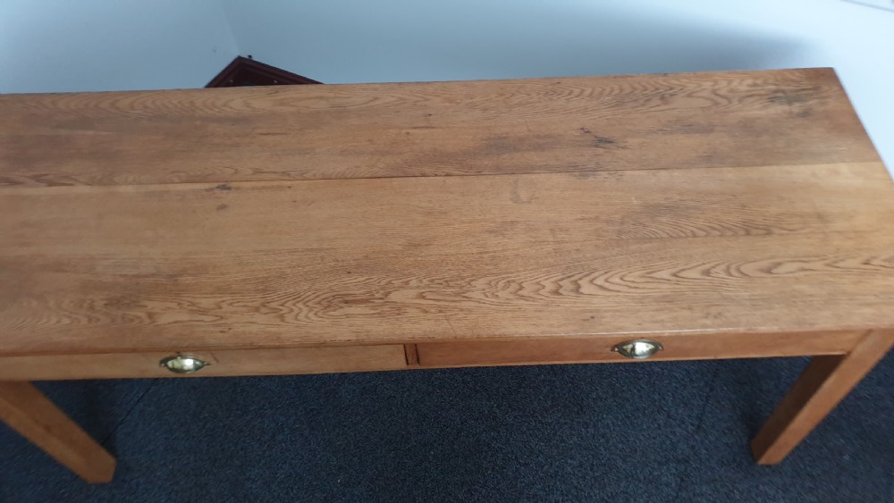 Super Oak kitchen Refrectory Dining Table View IV