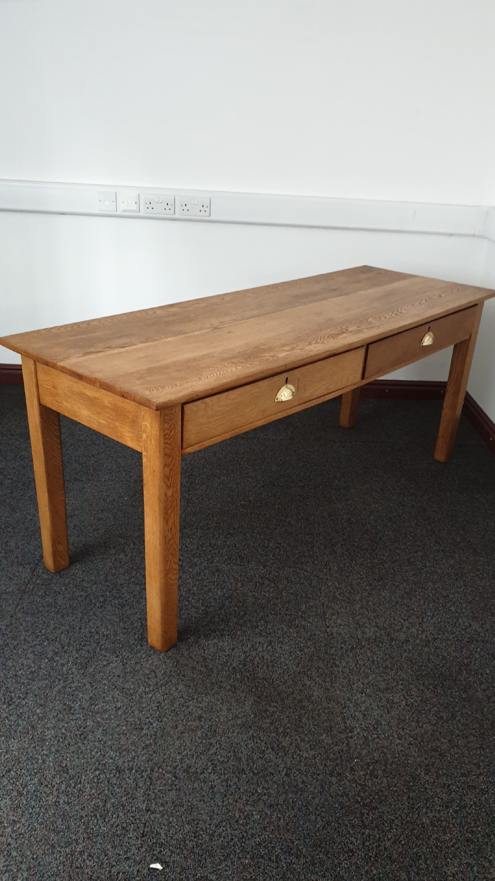 Super Oak kitchen Refrectory Dining Table View V