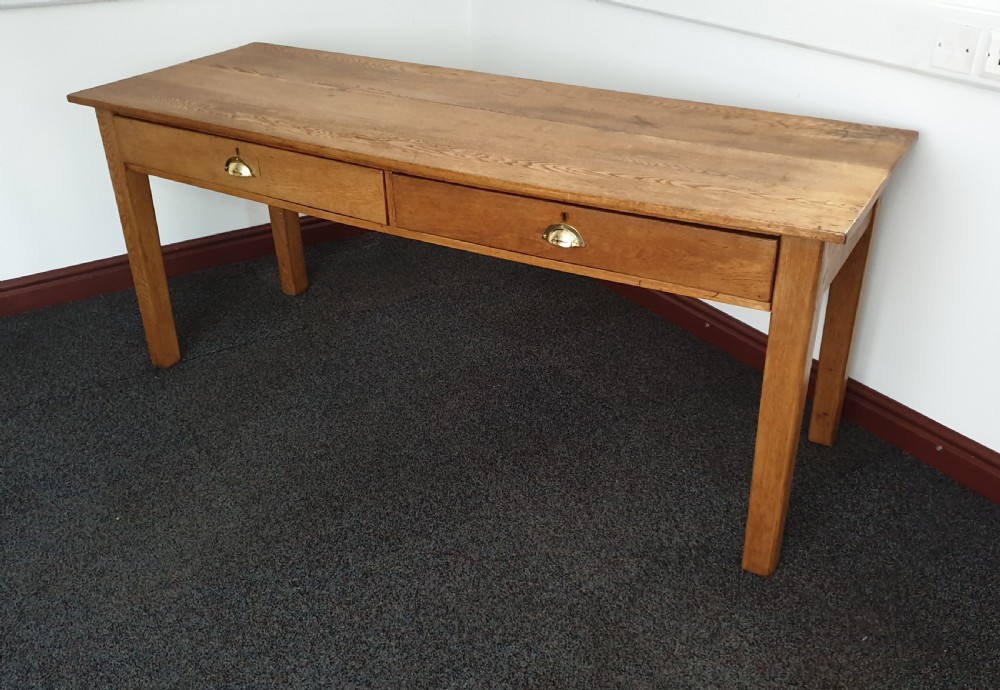Super Oak kitchen Refrectory Dining Table View VI