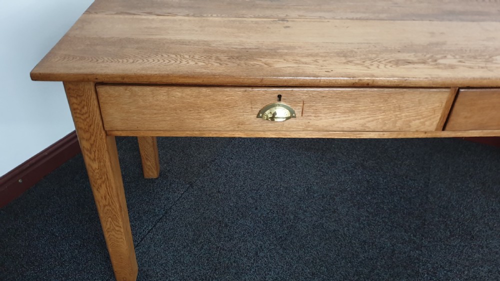 Super Oak kitchen Refrectory Dining Table View VII