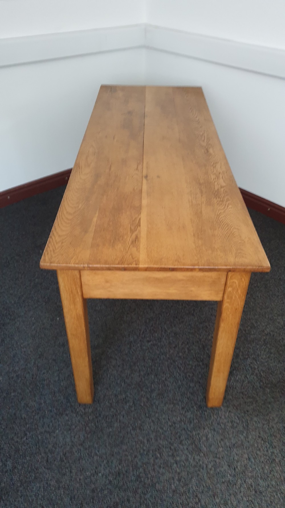 Super Oak kitchen Refrectory Dining Table View XII