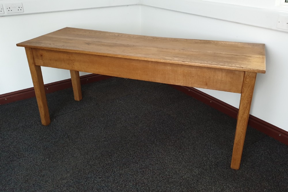Super Oak kitchen Refrectory Dining Table View XIII