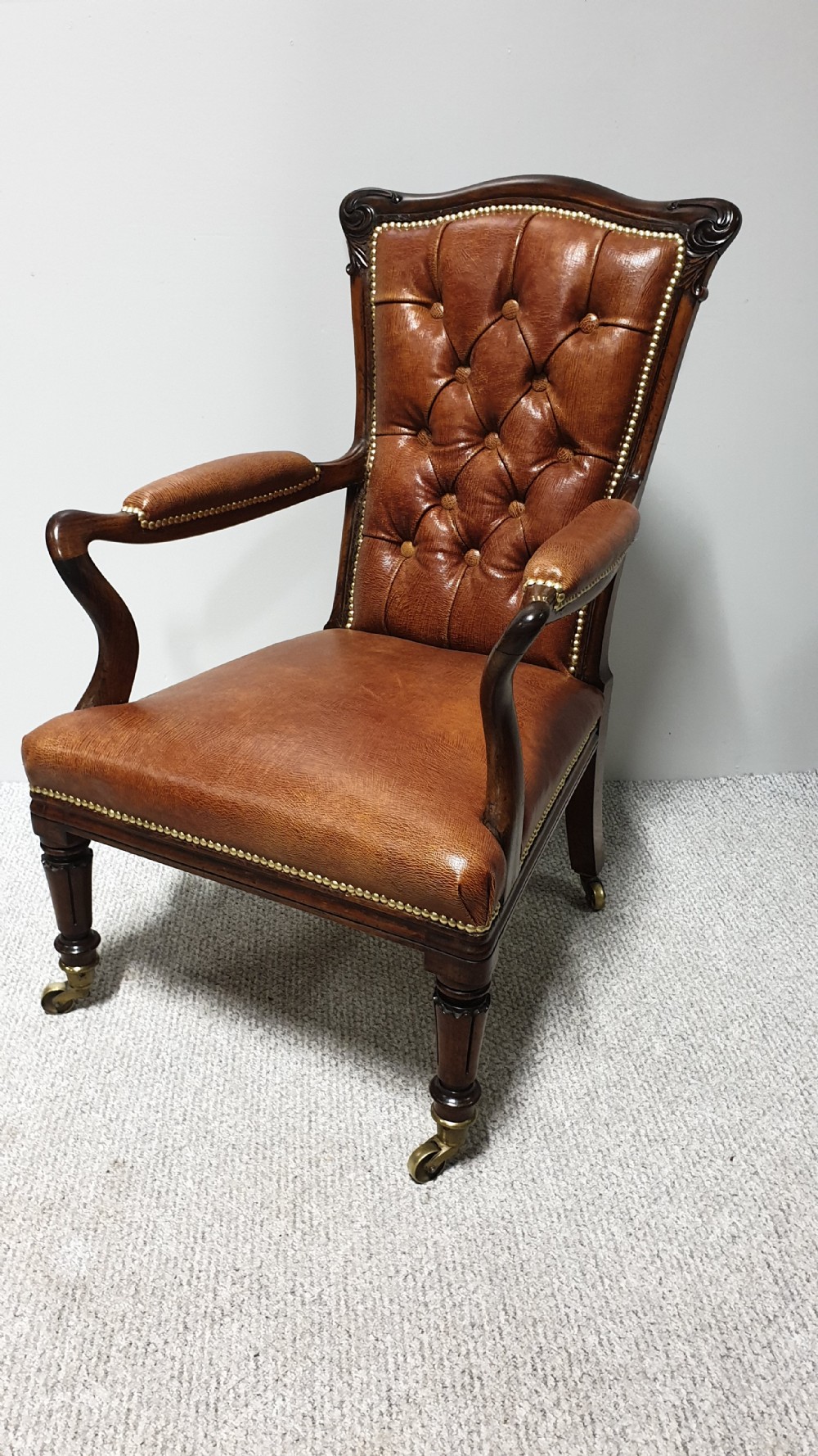 Outstanding Rosewood Library chair