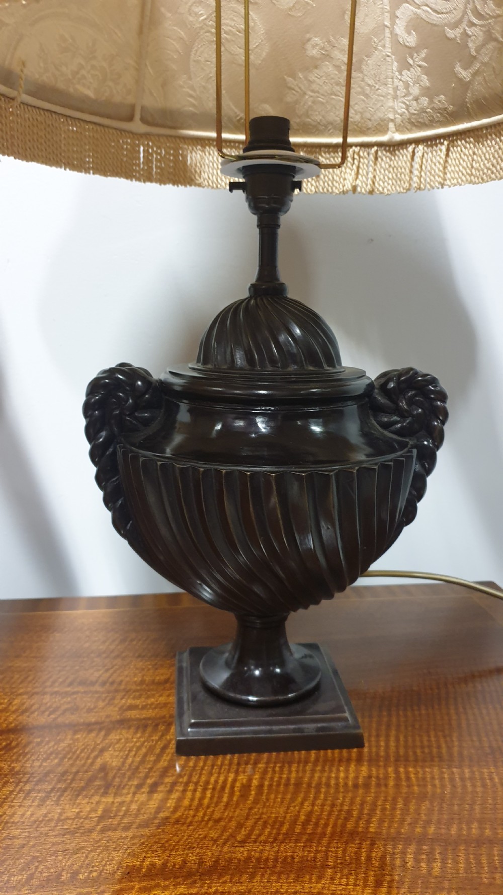 Pair Bronze Table Lamps View IV