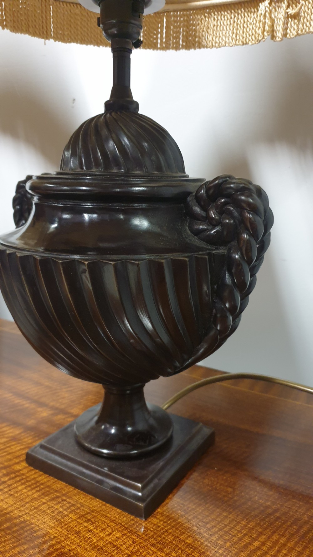 Pair Bronze Table Lamps View V