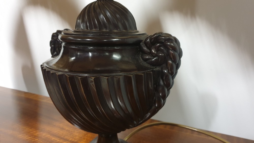 Pair Bronze Table Lamps View VI