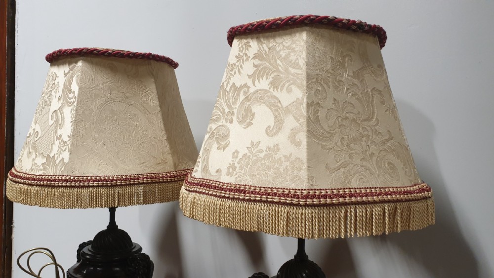 Pair Bronze Table Lamps View VIII