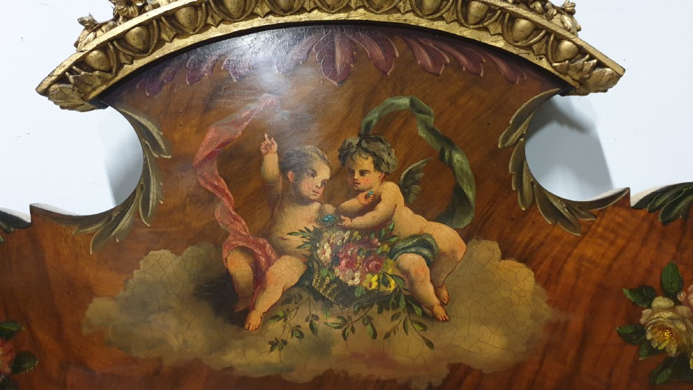 Wonderful Painted Antique Mirror View IV
